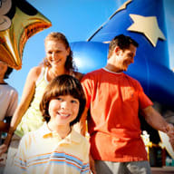 Famlia de frias na Disney